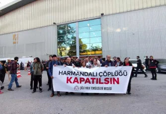 ÇHTM, Harmandalı için İBB meclisi öncesi eylem yaptı