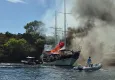 Fethiye'de tekne yangını!