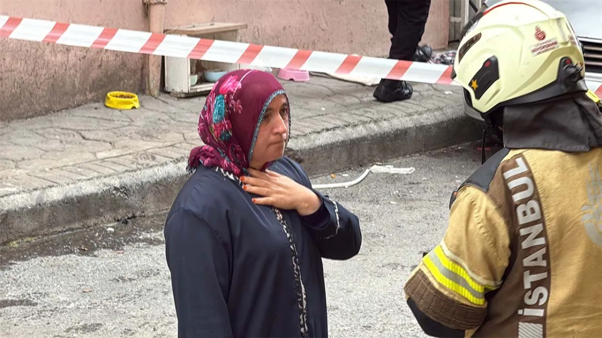 İstanbul'da gecekonduda tüp patladı haberinin görseli