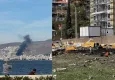 İzmir Karşıyaka'da inşaat atıkları yangını kontrol altına alındı