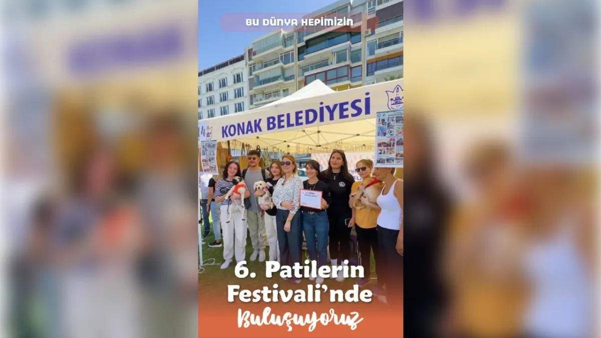 Konak Belediyesi 6. Patilerin Festivali'ni coşkuyla gerçekleştirecek haberinin görseli