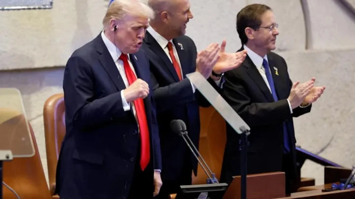 Trump’tan İsrail Parlamentosu’nda tarihi mesaj: Orta Doğu’da yeni bir şafak başlıyor haberinin görseli