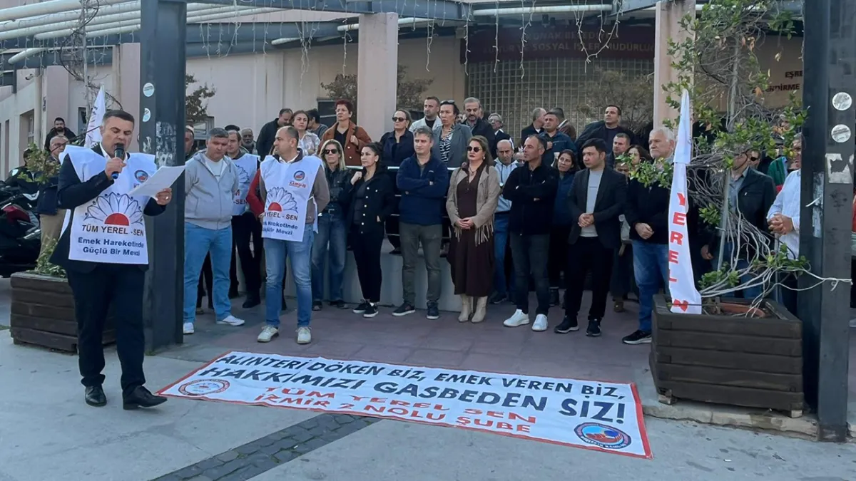 Konak’ta memurlar eylemde: Haksızlığı kabul etmeyeceğiz! haberinin görseli