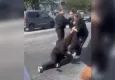 Liseli kız öğrenciler okul çıkışı kavga etti
