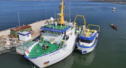 Ege Denizi’nde iklim değişikliğinin izleri Koca Piri Reis gemisiyle araştırılıyor