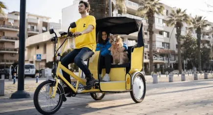 İzmir'de bisiklet taksi dönemi! 