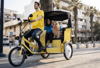 İzmir'de bisiklet taksi dönemi! 