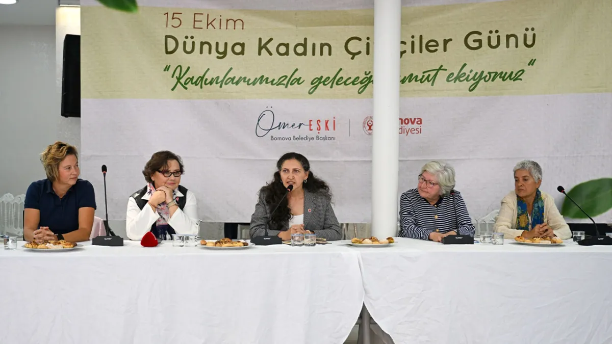 Bornova’da 15 Ekim Dünya Kadın Çiftçiler Günü’ne özel panel ve fotoğraf sergisi haberinin görseli