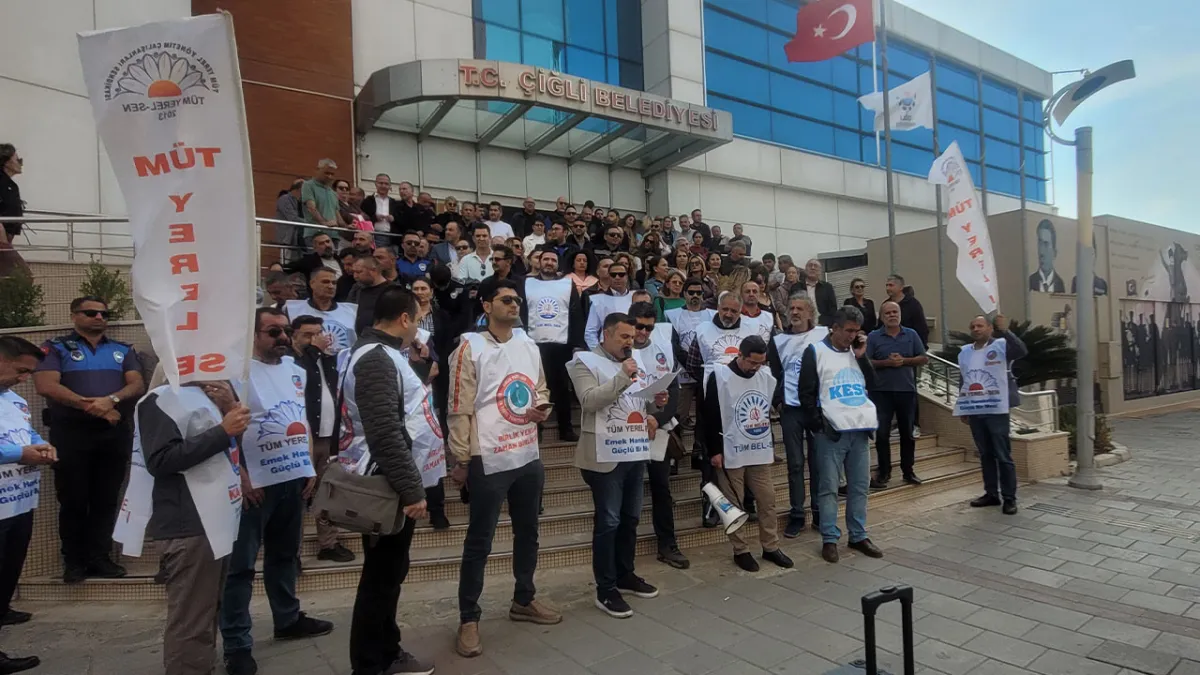 Çiğli’de memurlardan ödenek tepkisi: Kaynak var, niyet yok haberinin görseli