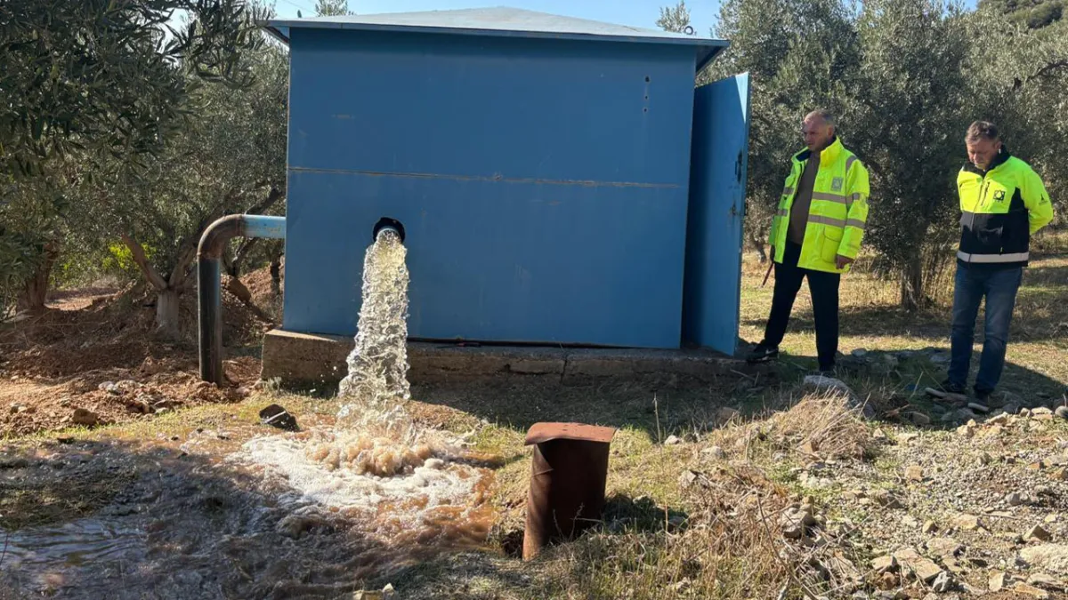 Efes Selçuk’a içme suyu ulaştı haberinin görseli