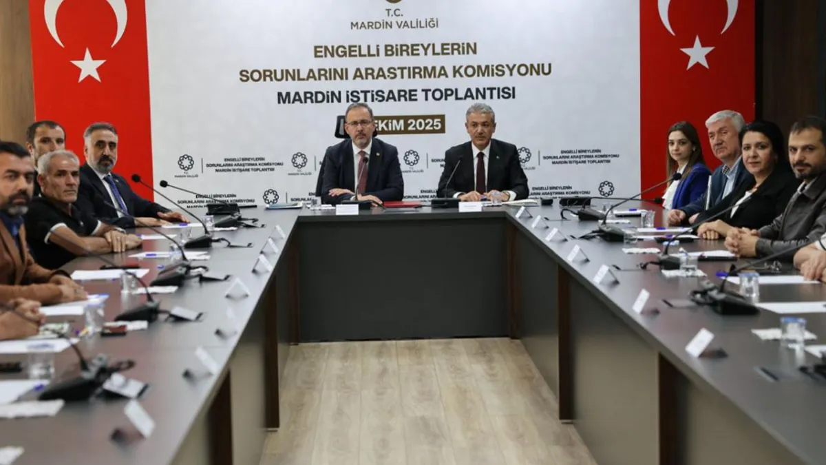 Engelli bireylerin sorunları Mardin'de masaya yatırıldı haberinin görseli
