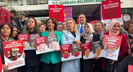 CHP Kadın Kolları 81 ilde “Yoksulluğa boyun eğmeyen kadınlarla yürü” eylemi düzenledi