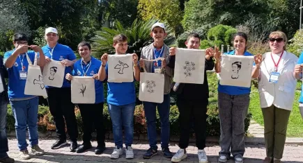 İzmir'de özel öğrencilere doğa ve bilim yolculuğu