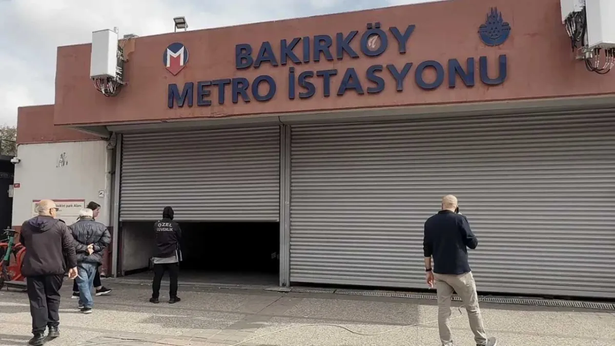 Metro istasyonunda intihar haberinin görseli