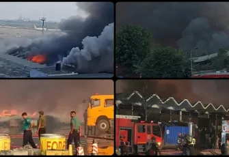 Bangladeş’te havalimanı felaketi: Kargo bölümü alev alev! Tüm uçuşlar durduruldu