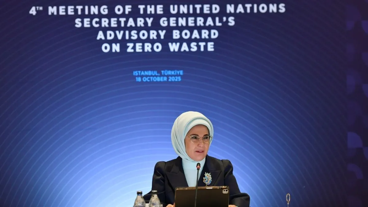 Emine Erdoğan’dan küresel sıfır atık hamlesi: İstanbul, sıfır atığın başkenti olacak haberinin görseli