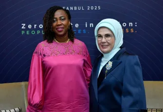 Emine Erdoğan ve Fatima Maada Bio İstanbul’da buluştu! Sıfır atık için dikkat çeken görüşme
