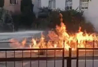 Mersin Tarsus'ta doğal gaz alarmı! Sigara ve çakmak yangına sebep oldu