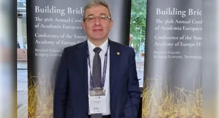 Rektör Yılmaz, Avrupa Bilimler Akademisi'nde Türkiye’yi temsil etti