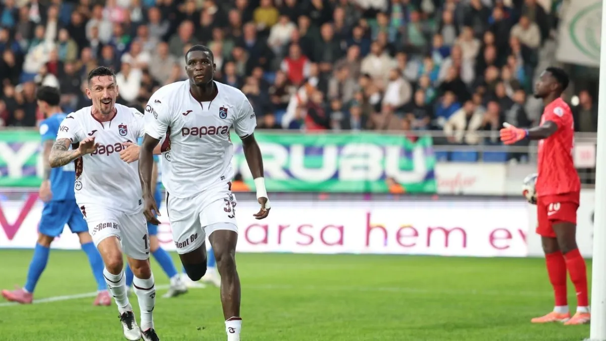Rize’de goller konuştu: Trabzonspor 2-1’lik zaferle döndü haberinin görseli