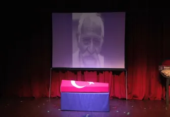 Sanat dünyası Arif Erkin Güzelbeyoğlu’nu son yolculuğuna uğurladı