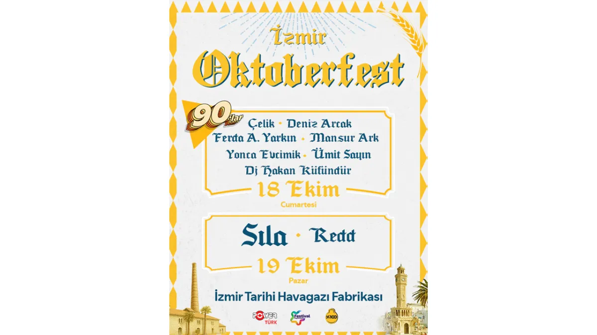 Bavyera ruhu İzmir’de: Oktoberfest coşkusu 19 Ekim’de Havagazı Fabrikası’nda haberinin görseli
