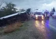 İzmir'den Denizli'ye giden tur otobüsü devrildi: Ölü ve yaralılar var!