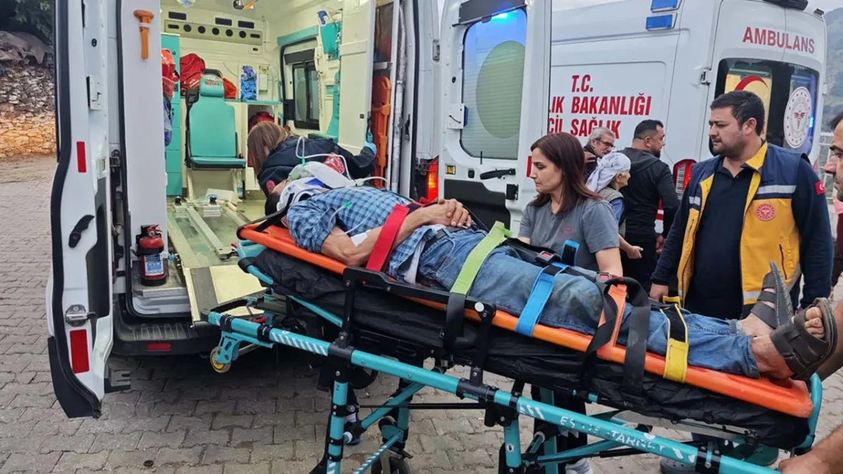 Aydın'da kaza: Kamyonet uçuruma yuvarlandı haberinin görseli