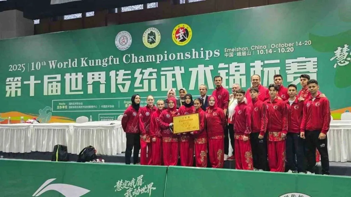 Çin'de tarihi başarı: Wushu Milli Takımı dünya şampiyonu! haberinin görseli