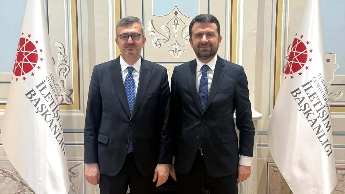 Cumhurbaşkanlığı İletişim Başkanı Duran, Basın İlan Kurumu Genel Müdürü Çay’ı kabul etti haberinin görseli
