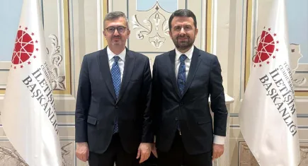 Cumhurbaşkanlığı İletişim Başkanı Duran, Basın İlan Kurumu Genel Müdürü Çay’ı kabul etti