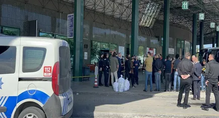 Uzman çavuş otogarda terör estirdi!