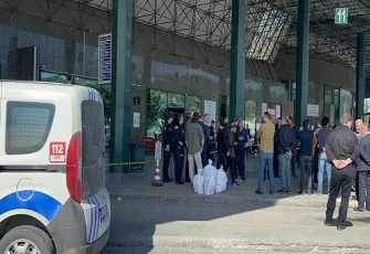 Uzman çavuş otogarda terör estirdi!