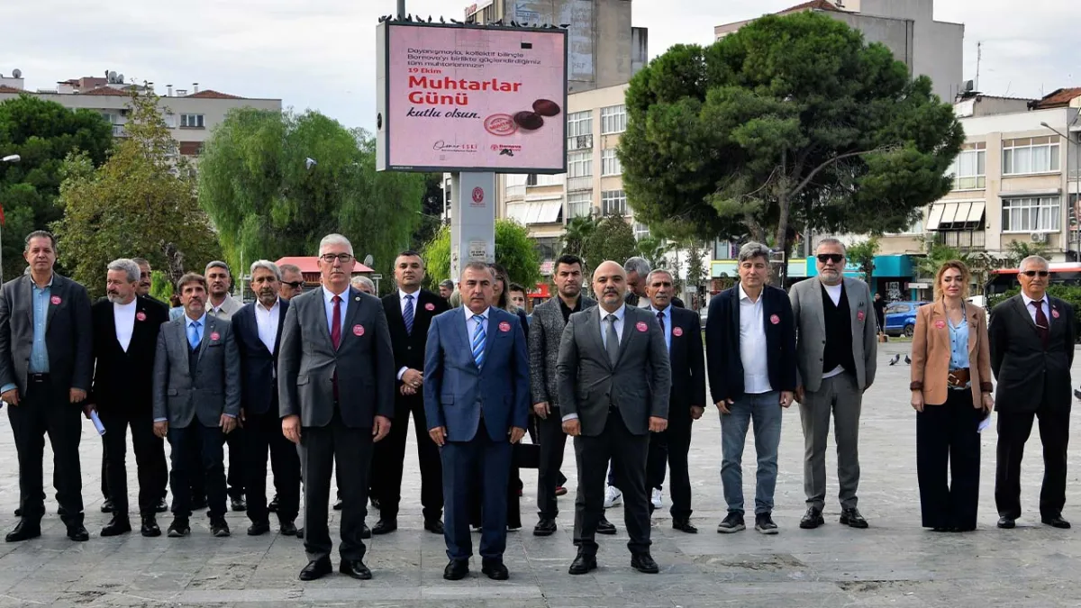 Bornova’da 19 Ekim Muhtarlar Günü coşkusu haberinin görseli