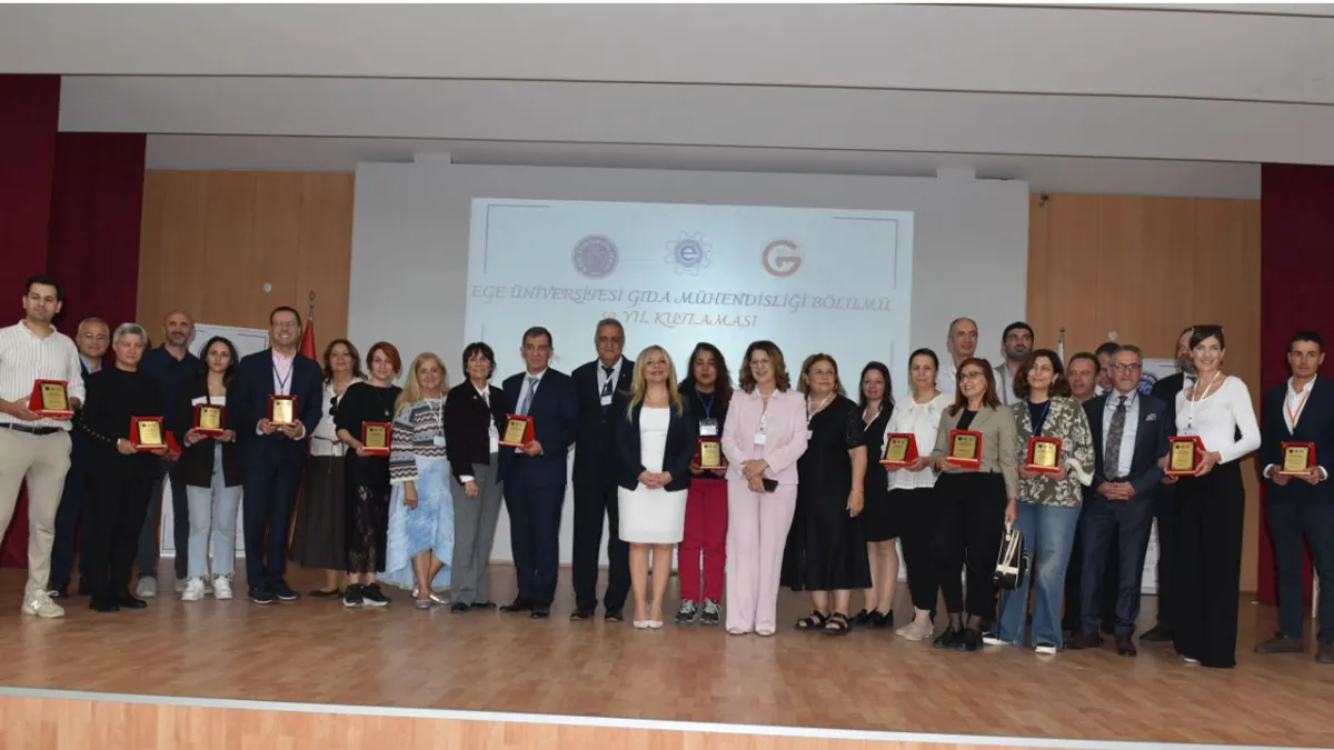 Ege Üniversitesi Gıda Mühendisliği Bölümü 50. yılını kutladı haberinin görseli