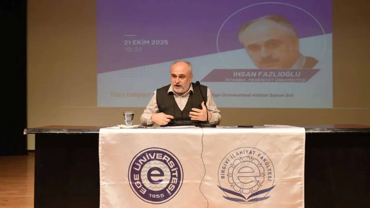 EÜ Birgivi İlahiyat Fakültesi’nde ‘Bilimsel Bilginin Tarihsel Yolculuğu’ konferansı haberinin görseli