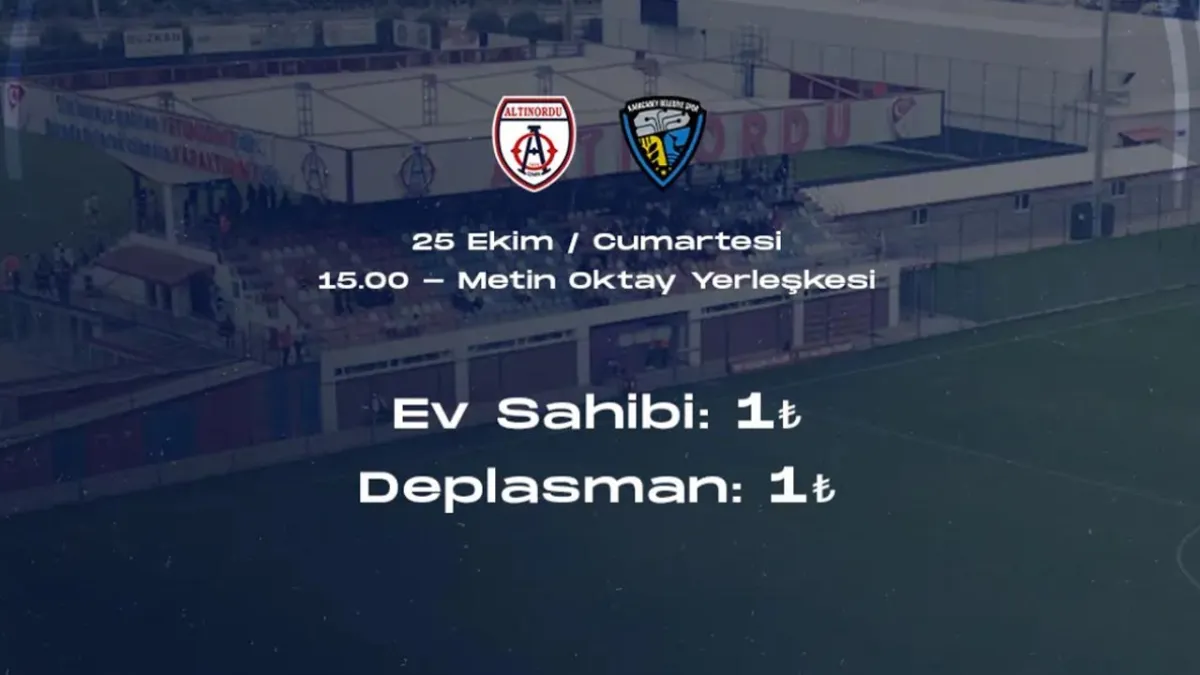 Altınordu’dan taraftara büyük jest haberinin görseli