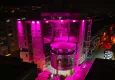 Balçova’da pembe ışıklar yandı: Onkolojik adalet için farkındalık etkinliği
