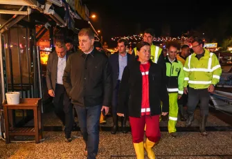 Başkan Cemil Tugay Foça’da