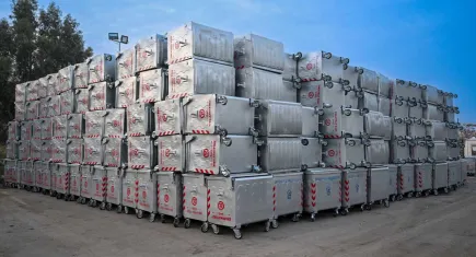 Bornova’ya 1000 yeni çöp konteyneri