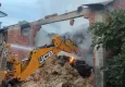 Büyükbaş hayvanlar yangında telef oldu!