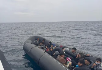 İzmir haber: 128 düzensiz göçmen kurtarıldı
