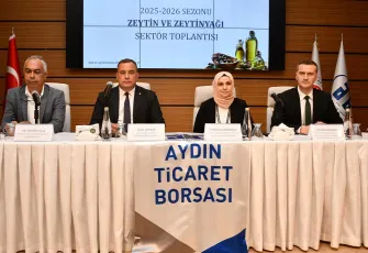 Aydın’da zeytin ve zeytinyağı sektörünün sezonunu masaya yatırdı