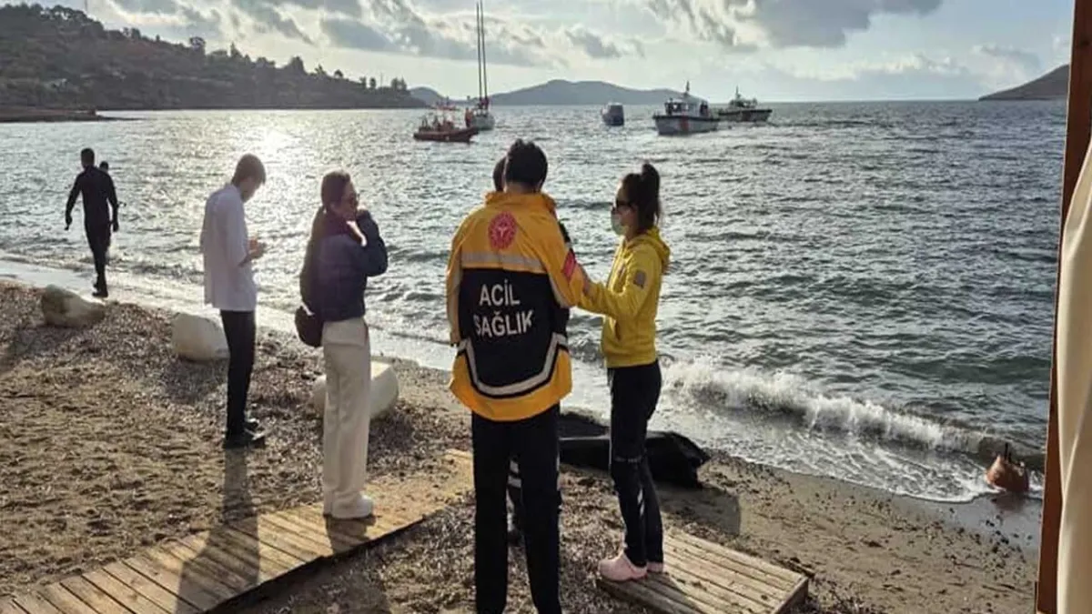 Bodrum açıklarında facia: Kaçak göçmenleri taşıyan bot battı, 7 ölü haberinin görseli