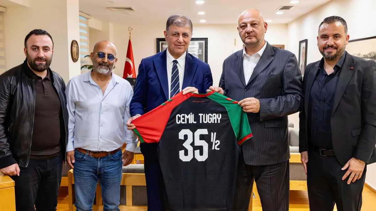 Karşıyaka'dan Tugay'a stat ziyareti haberinin görseli
