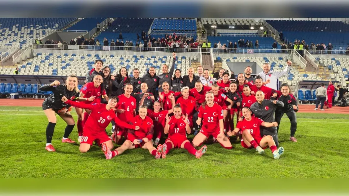 Türkiye Kadın Milli Takımı Kosova’yı deplasmanda 4-0 mağlup etti haberinin görseli