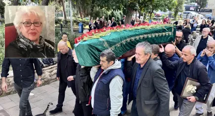 İzmir Devlet Tiyatrosu eski sanatçısı Melek Tartan İzmir’den törenle son yolculuğuna uğurlandı