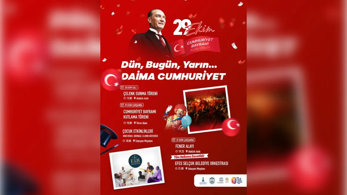 Efes Selçuk'ta Cumhuriyet coşkusu haberinin görseli