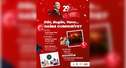 Efes Selçuk'ta Cumhuriyet coşkusu