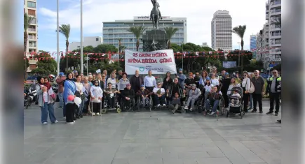 Spina Bifida Derneği eşit yaşam hakkına 2 teker ile dikkat çekti